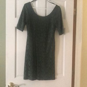 Banana republic green lace dress